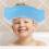 Chapeau Douche Bébé Extensible En PP Et Silicone Couleur Bleu 10