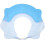Chapeau Douche Bébé Extensible En PP Et Silicone Couleur Bleu 3