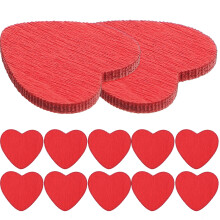 200 Stück Holzherzen Bastelbögen Mit Schwammaufkleber Für Liebe