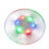 2Pcs Unique LED Cup Coasters Transparent Acrylic Decorative Drink Mats 5