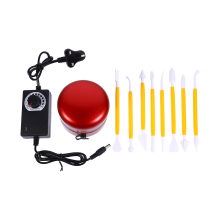 1 Set Mini Töpferscheibe Mit Modellierwerkzeug Elektrische Tonmaschine