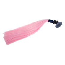 Roze Helm Ponytail Versiering Slijtvast Hoge Temperatuur Zijde