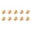 20pcs Removable Zipper Puller For Coats In Golden Color 1