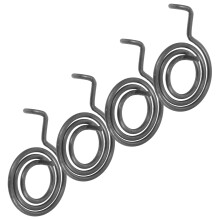 4 eisen-rückholfeder für türgiff, spiralzugfeder, schlossteile