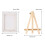 1 Set Holz Mini Malkittel Tischständer Display Halter 2