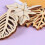 20Stk Holzscheiben Mit Blattmuster Für Und Scrapbooking 6