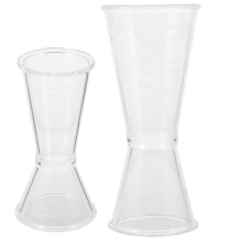 2Stk Bartending Jigger Harz Mit Innenskalierung 10-20 20-40Cm³