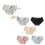 5 damen stringless slips, mittlere taille, atmungsaktiv, 9