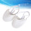Chaussures De Danse Demi-Pointe Blanches Avec Double Élastique 10