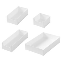 4St Duurzame Lade Organizers Van Plastic Voor Kantoor En Slaapkamer