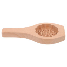 1Stk Beige Holzbackform Für Mondkuchen Und Gebäck Zuhause