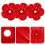 25 -wasser-flaschenfutterstelle, blumenförmig rot 4