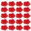 25 -wasser-flaschenfutterstelle, blumenförmig rot 3