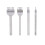 Outil Perforation Cuir Prong Acier Argenté 8