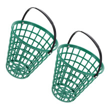 2Stk Golfballkorb Nylon Grün Tragbarer Ballhalter Für Golf Und Tennis
