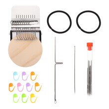 holzwebstuhl set zum flicken und , diy-handstrickrahmen