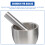 küchen-knoblauchpresse multifunktion mit silikondeckel (silber) 4