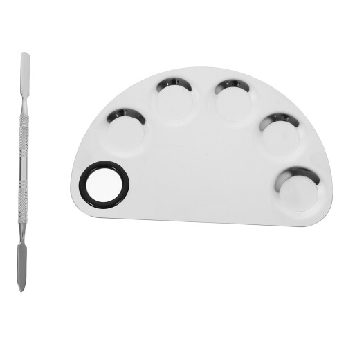 1 Set Mit 5 Löchern Nagelkunst Lidschatten Palette Stift 1
