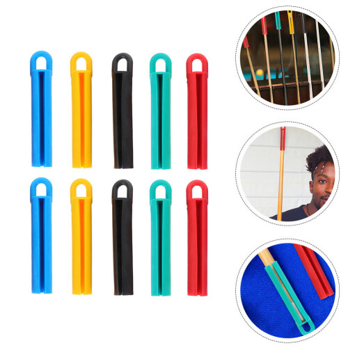 10Pièces Accroche-Queues De Billard Pratique Et Durable Multicolore 2
