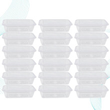 50Stk Transparente Lebensmittelbox Zum Mitnehmen 500Ml