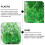 2pcs plastic artificial aquarium plants for fish tank decoration 10