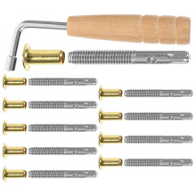 1Ensemble Pièces Lyre Harp Métal Bois Pour Accordage Et Fixation