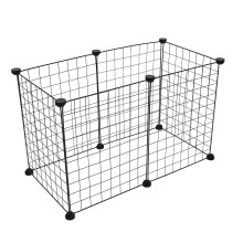 1 set katzengehege aus metall, drahtzwinger selberbauen