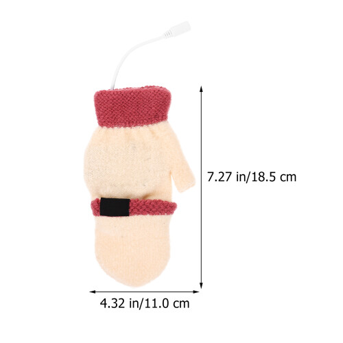 1 paar usb-beheizte mit temperaturregelung, halbfinger 1