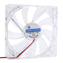 12 cm pc-geäuse-lüfter mit led, , transparent blau