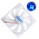 12 cm pc-geäuse-lüfter mit led, , transparent blau 3