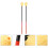 2St Carbonvezel Marimba Mallets Percussie Stokken Instrument 2