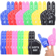 24 Stk. Fingerhand Party Hupe Fanartikel Fußballaccessoires