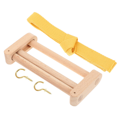 1 Satz Holz-Strickgarnhalter mit Hüftgurt, Garnablage-Halter