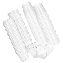 100 wassergläser partybecher für hochzeit & feiern saftgläser