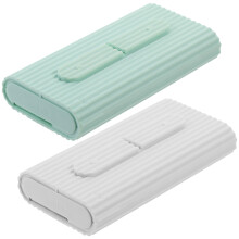 2 stk. zahnseide-sticks im kompakten organizer für unterwegs