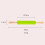 Green Bamboo Rolling Pin Non-Stick Wood Handle for Home Baking 2