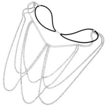 Mehrlagige Damen Bein Kette Aus Strass Legierung Schmuck Elegant
