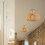 Flush Light Leuchte Papierseil Geflecht Led Deckenleuchte 6