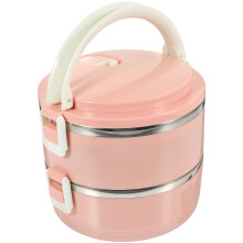 doppelwandige bento-box aus , stapelbare lunchbox