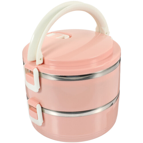 doppelwandige bento-box aus , stapelbare lunchbox