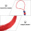 100 diy quasten bastelmaterial rot 11