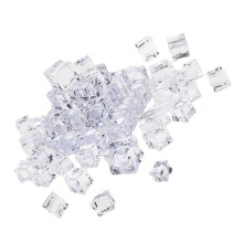 40 stücke imitat eiswürfel transparente crushed ice steine fotozubehör