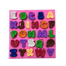 Button Letters Silikonform Für Fondant Schokolade Marzipan
