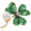 1 Parel Oliefolie Broche Vrouwen Legering 4