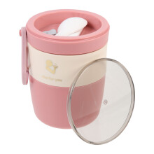 1 set isolierter becher, tragbarer breibecher für oatmeal