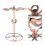 Worgeous  Inverted Wine Cup Holder Glass Rack Drying Stemware 2