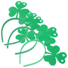 3-teiliges Shamrock-Kopfschmuck-Set für St. Patrick's Day Festival