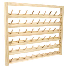 Holz Nähgarn Aufbewahrung Halter Wandmontiert 54 Spulen Nähgarn Rack