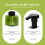 Multi-Function Refillable Pump Bottles Green Petg 3pcs 11