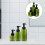 Multi-Function Refillable Pump Bottles Green Petg 3pcs 7